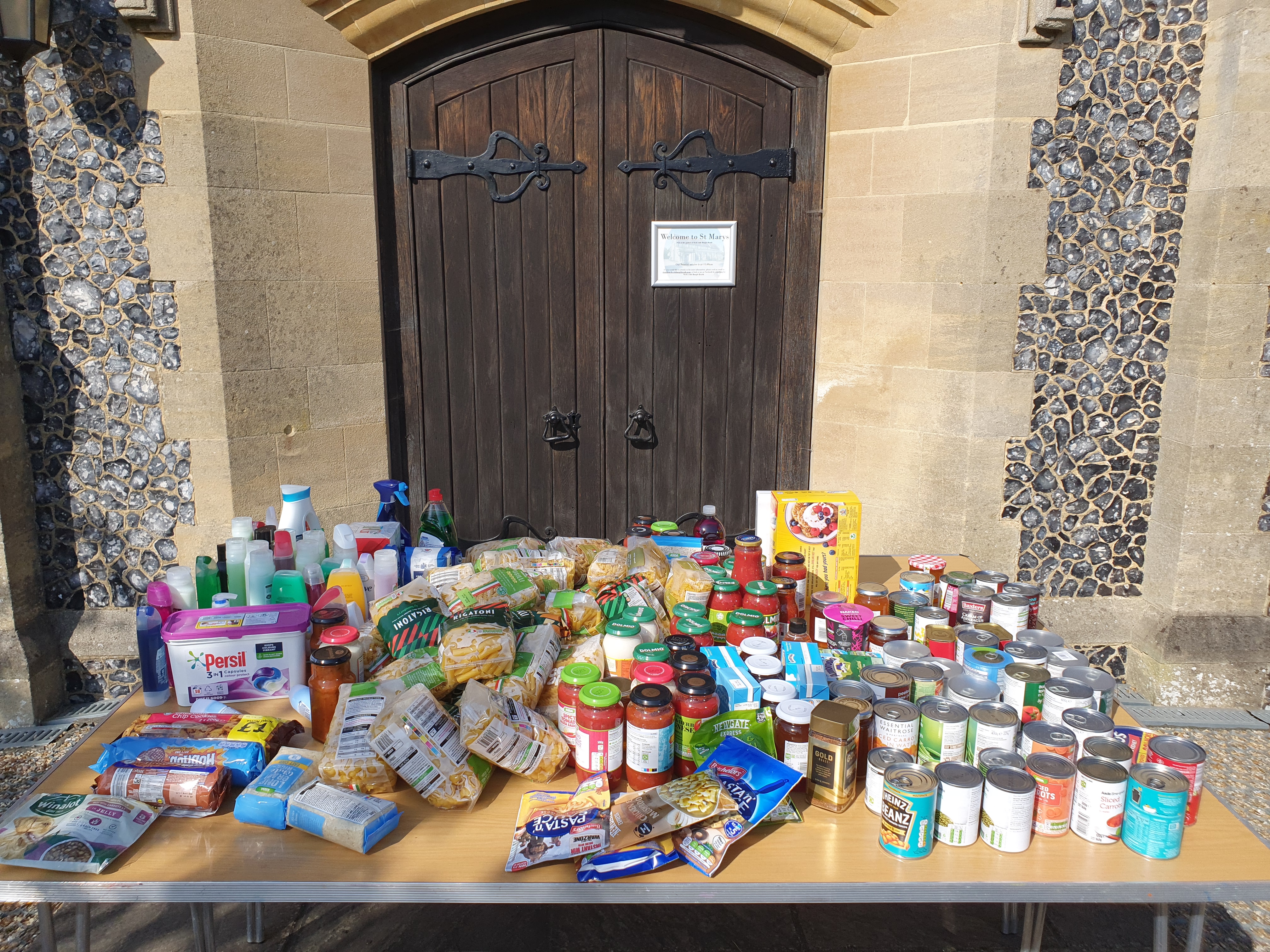 Foodbank collection - Wednesda