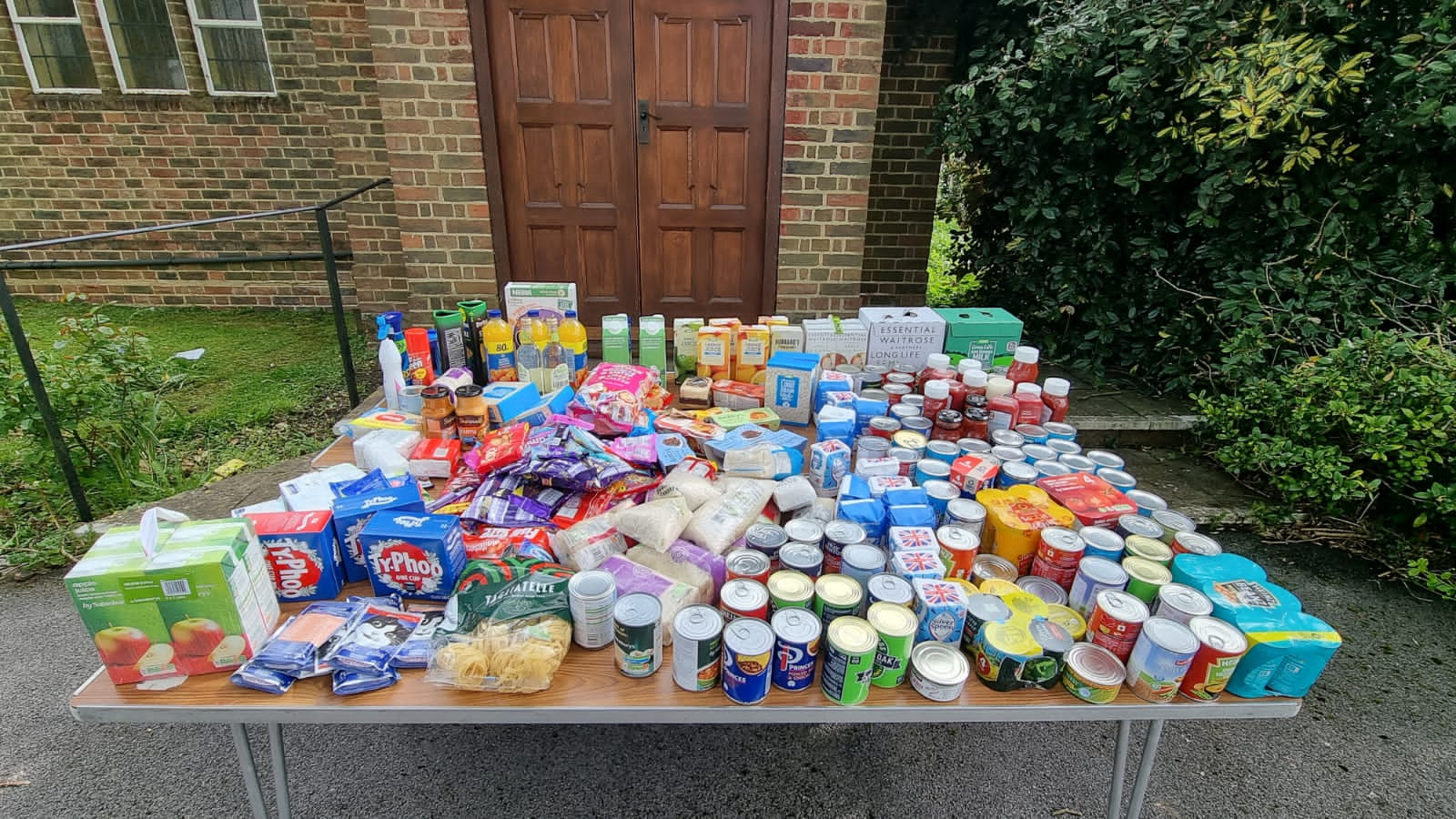 Food bank collection May 2021