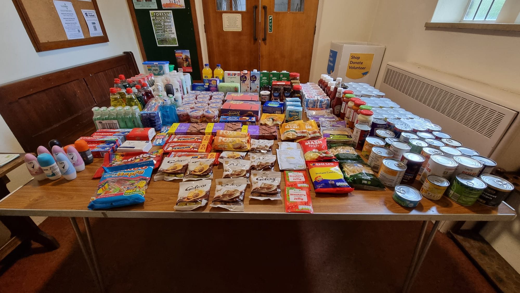 Foodbank collection May 2022