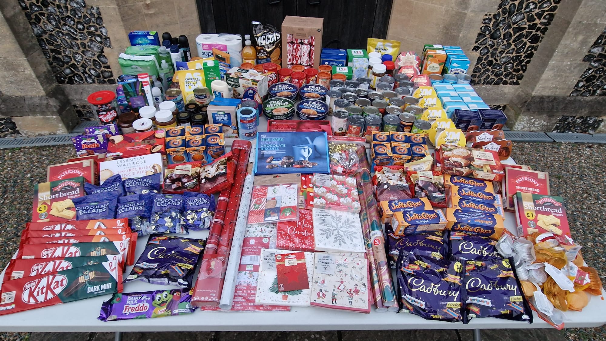 Foodbank collection December 2