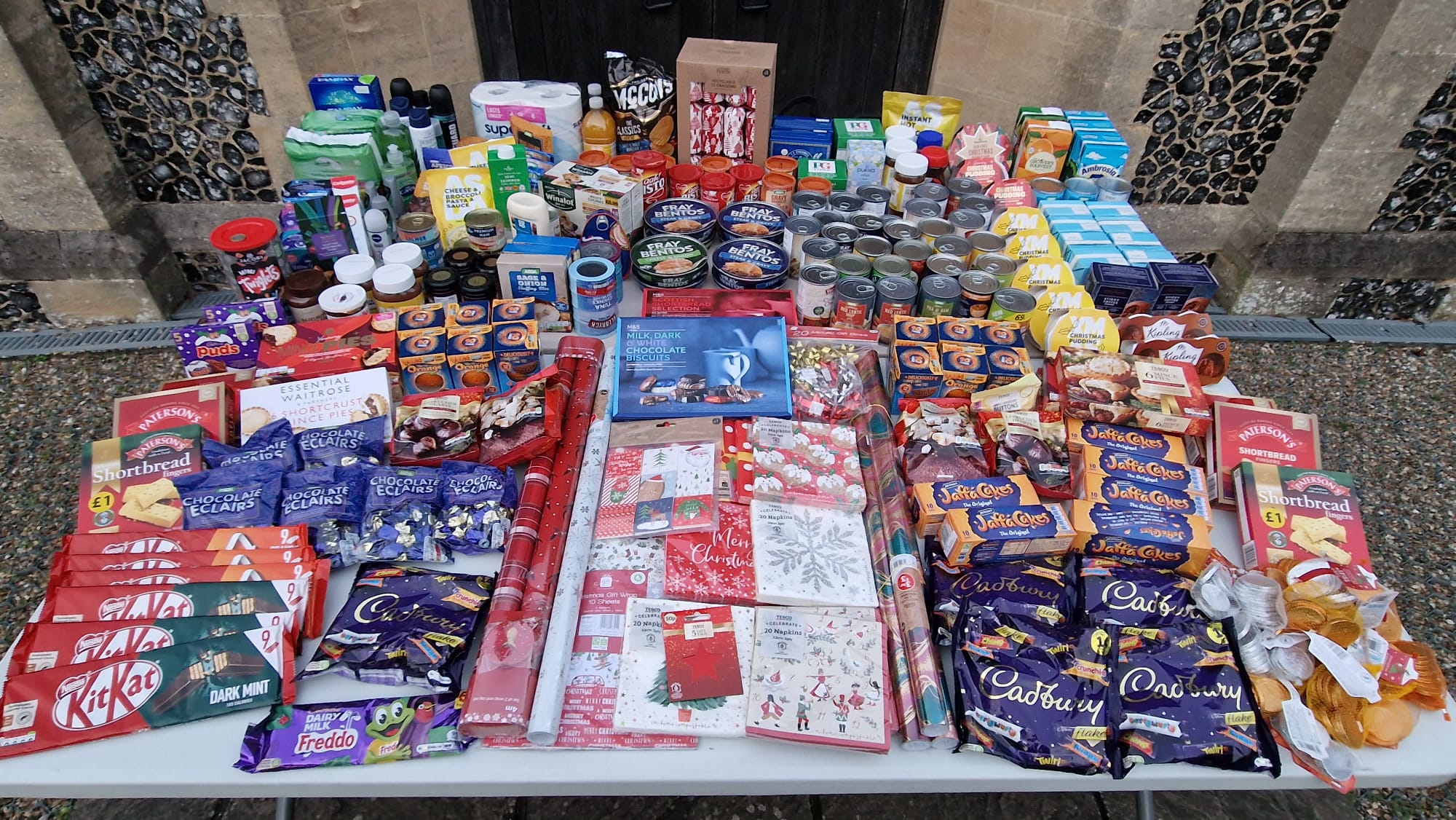 Foodbank collection December 2