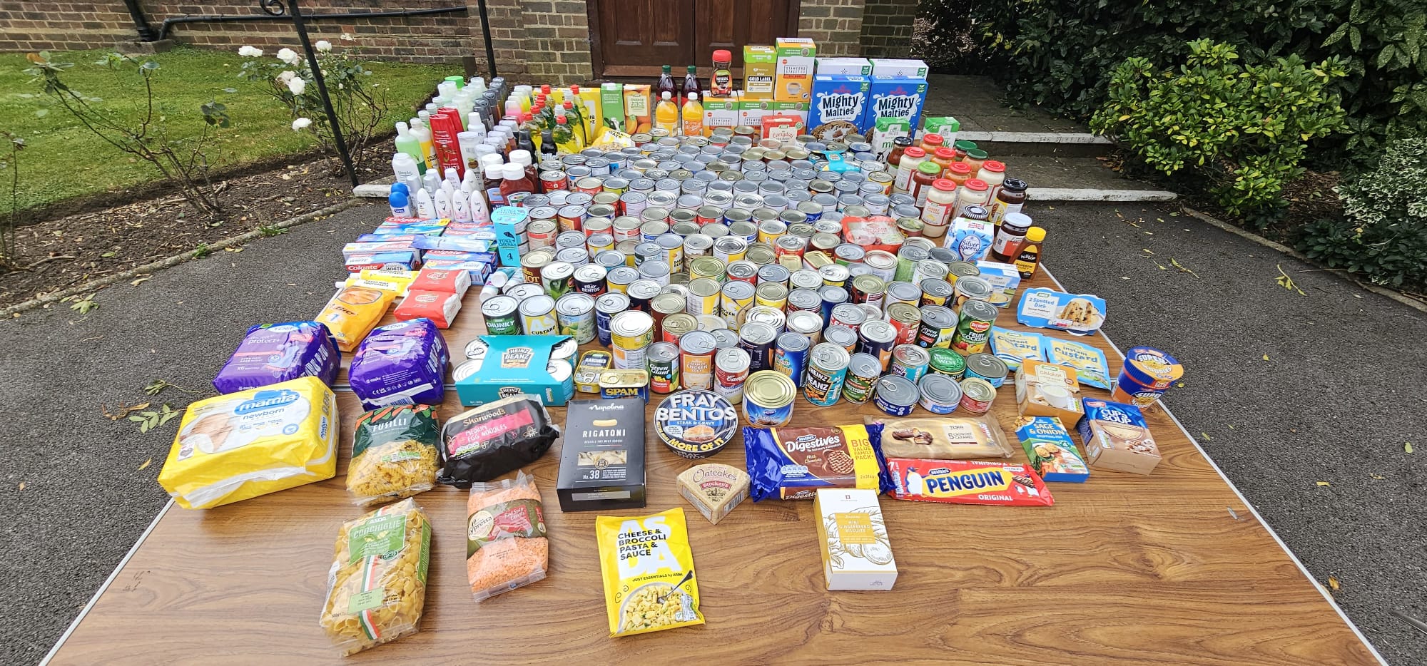 Food bank collection 27th Sept