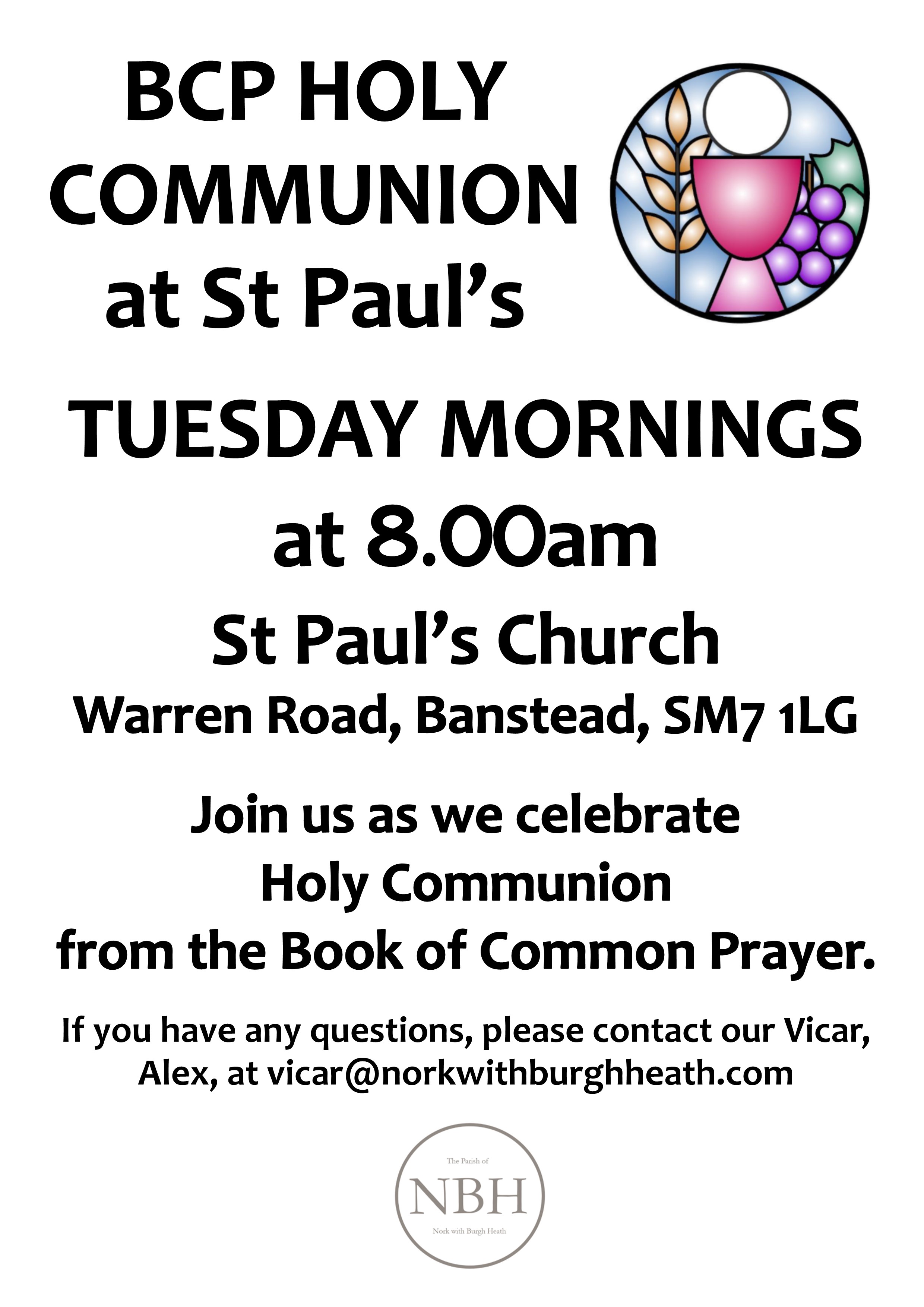 Morning Communion St Pauls